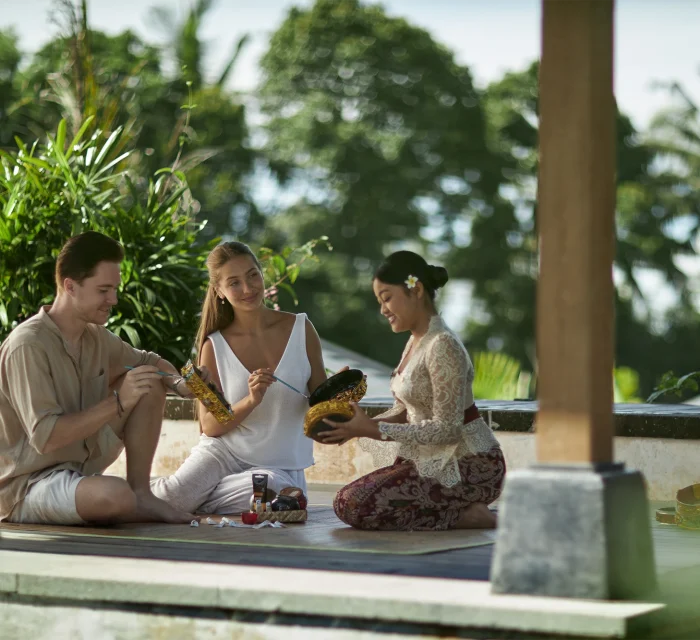 Balinese Offering Making