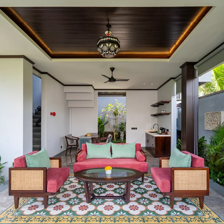 One Bedroom Duplex Villa - Family Room