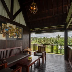One Bedroom Wooden Villa - Balcony View