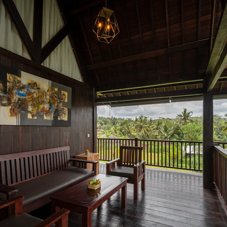 One Bedroom Wooden Villa - Balcony View