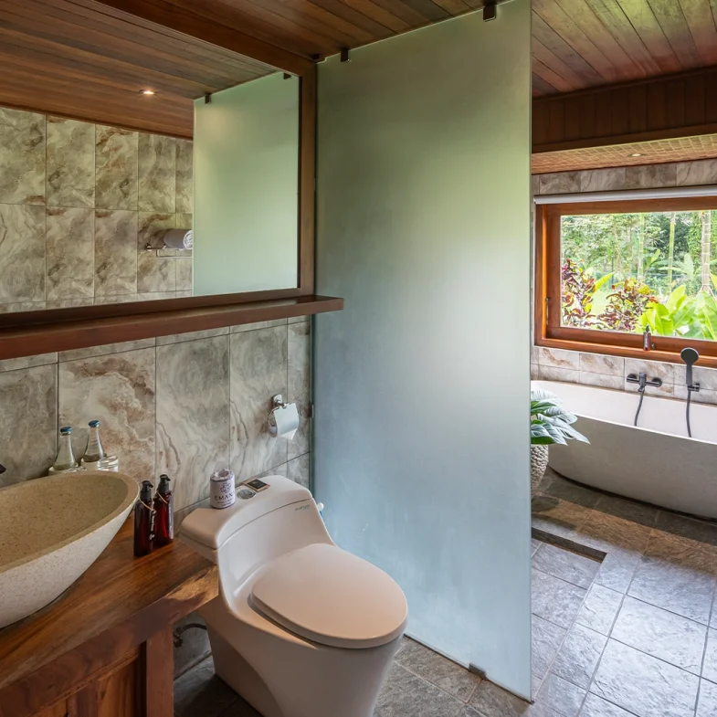 Three Bedroom Private Pool Villas - Bathroom (Wide)