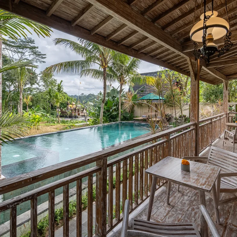 Two Bedroom Private Pool Villas - Terrace Balcony