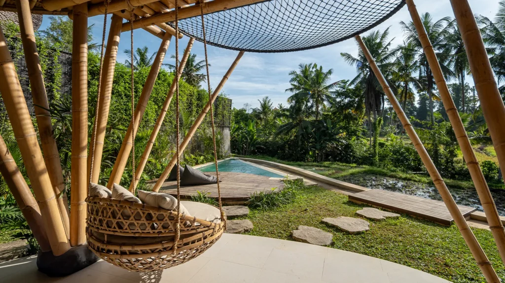 Bambooscape Pool view