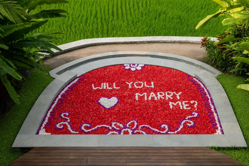 Romantic Pool Flower